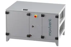 Maxivent WTW luftbehandlingsanlæg med varmehjul, 1500 m³/h, med DX-batteri, vandret til højre – RHE 1500 H ODJR