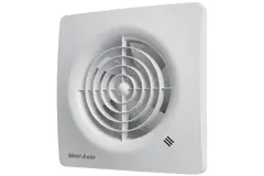Supra badeværelsesventilator med fugtsensor og timer med træksnor Ø 125 mm -125HT