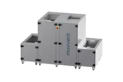 Maxivent WTW luftbehandlingsanlæg med modstrømsvarmeveksler 4200 m³/h med varmtvandsbatteri, lodret til venstre  - PHE 4200 V WOJL T
