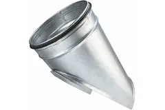 Sadelstykke Ø 560 mm – 500 mm (45°) – Galvaniseret