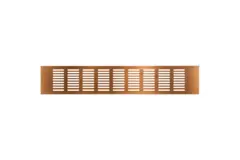 Aluminiumsgulvrist – børstet kobber L=400 mm x H=80 mm – RA840G