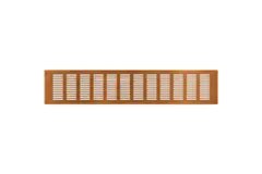 Aluminium-fodlistegitter – børstet kobber L=500 mm x H=100 mm – RA1050G