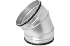 Rund spiralbøjning 45°, Ø250 mm, til spiralrør