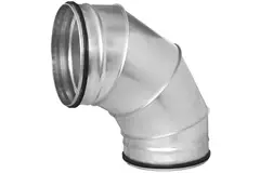 Rund spiralbøjning 90°, Ø250 mm, til spiralrør