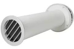 Isoleret facadeventil til naturlig ventilation med diameter 100 mm – SPK2-100