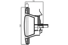 Zehnder-udsugningsventil plastik 125mm signal hvid - STC 100/125