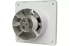 Supra badeværelsesventilator med fugtsensor og timer med træksnor Ø 125 mm -125HT