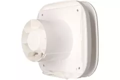 Supra Design badeværelsesventilator - Med forsinkelsestimer og fugtighedssensor - Vent Axia - Ø 125 mm - 125HT