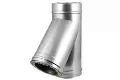 DW-diameter 130 mm (130/180) T-stykke T135 I316L/I304 (D0,5/0,6)