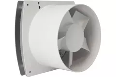 Badeværelsesventilator Ø 100 mm sølv – design EET100S