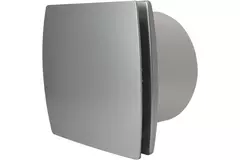 Badeværelsesventilator Ø 100 mm sølv – design EET100S