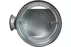 Thermoduct 9 mm håndbetjent reguleringsventil diameter 200 mm isoleret