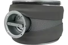 Thermoduct 9 mm håndbetjent reguleringsventil diameter 200 mm isoleret