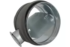 Thermoduct 9 mm håndbetjent reguleringsventil diameter 200 mm isoleret