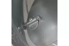 Thermoduct 9 mm håndbetjent reguleringsventil diameter 200 mm isoleret