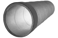 Thermoduct isoleret spiro-rør - diameter 200 mm - 1000 mm - 9 mm isoleringslag