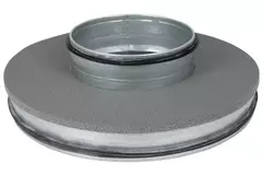 Termoduktisoleret låg med flad tud diameter 160 mm