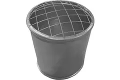 Topsektion åben med maskediameter 180 mm