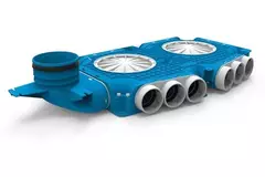 Vent-Axia UniflexPlus-kompositmanifold 15 x Ø 69 mm med lodret studs Ø 125 mm