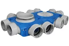 UniflexPlus ventilation sub-distributionsboks 12x Ø 90 mm med tud Ø 125 mm