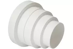 Ventilation i plast, universal, reduktioner, til diameter 80 – 150 mm VA80