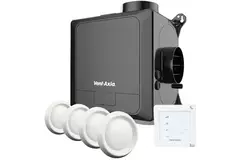 Vent-Axia Multihome AEP advance Package 368 m³/h Bluetooth + fugtighedssensor + RFT-kontrolbatteri + 4 ventiler - eurostik