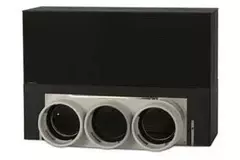 Vent-Axia Uniflexplus gulvkollektor 3 x Ø69mm inkl. 2 x tætningsdæksler Ø69mm