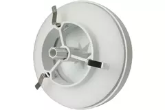 Zehnder-udsugningsventil plastik 125mm hvid indpakket - STK 1 100/125