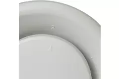 Zehnder-udsugningsventil plastik 125mm hvid indpakket - STK 1 100/125