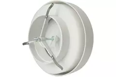 Ventilationsforsyningsventiler i plastik 125mm RAL 9003 med friktionsfjedre - VST125