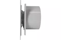 Badeværelsesventilator Ø 100 mm – frontpanel i blank hvid plast