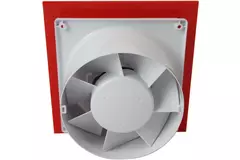 Air Roxy badeværelsesventilator med tilslutningsdiameter 125 mm med timer – frontpanel i rød plast