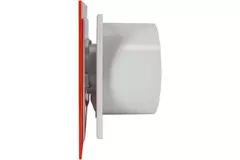 Air Roxy badeværelsesventilator med tilslutningsdiameter 125 mm med timer – frontpanel i rød plast