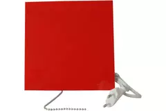 Air Roxy badeværelsesventilator med tilslutningsdiameter 100 mm med træksnor og strømstik – frontpanel i rød plast