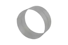 Spiro-tilslutningsmuffe til fittings 125 mm (sendz. zinkbelagt) RAL7035