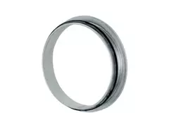 Flad muffe Ø80 mm (90°) – galvaniseret