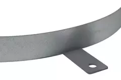 Sendzimir-galvaniseret gulvbeslag Ø 250 mm (245-265)