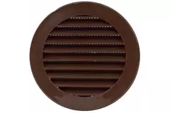 Rist med ventilationsblade med diameter: 100 mm brun - VR100B
