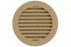 Rist med ventilationsblade diameter 100 mm beige - VR100Y