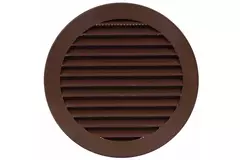 Rist med ventilationsblade diameter 125 mm brun - VR125B