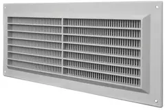 Rektangulær ventilationsrist med rist 130x300 grå - VR1330P