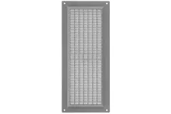 Rektangulær ventilationsrist med rist 130x300 grå - VR1330P