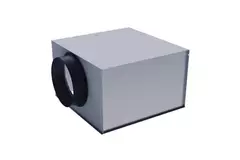 Uisoleret plenum til firkantede hvirveldiffusorer 494x494 mm (WP100S)