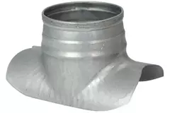 Samling til spiralrør Ø80 mm – 80 mm (90°) – galvaniseret (ikke SAFE)