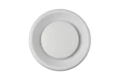 Zehnder-udsugningsventil plastik 125mm hvid indpakket - STK 1 100/125